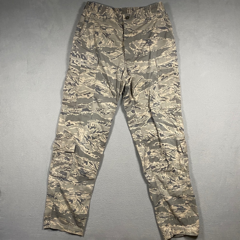 Propper Cargo Pants Mens 32R Gray ABU Digital Tiger Stripe Camo Utility Trousers